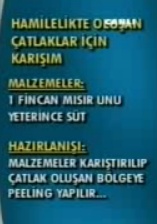 hamilelikte oluşan çatlaklar için peeling